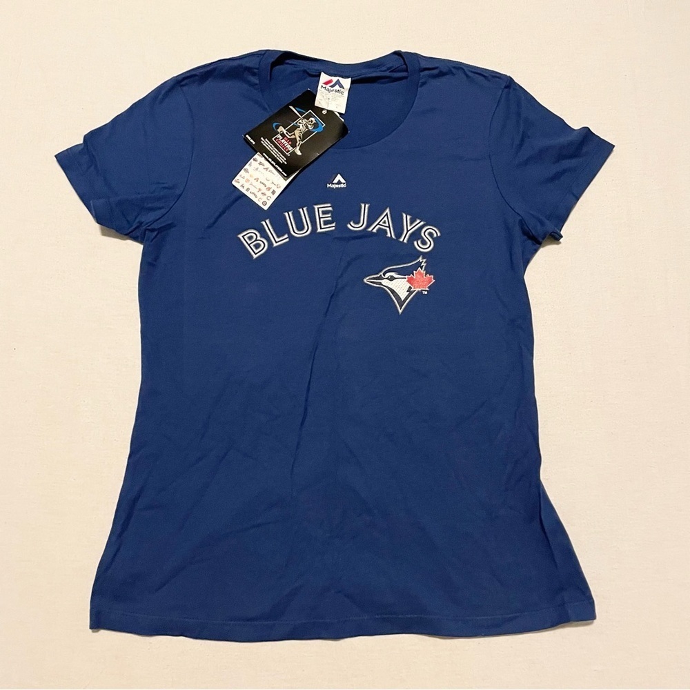 Toronto Blue Jays MLB Baseball Womens Large Troy Tulowitzki T Shirt